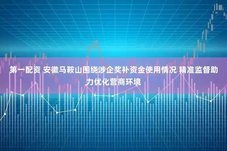 第一配资 安徽马鞍山围绕涉企奖补资金使用情况 精准监督助力优化营商环境