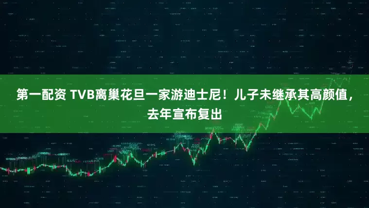 第一配资 TVB离巢花旦一家游迪士尼！儿子未继承其高颜值，去年宣布复出