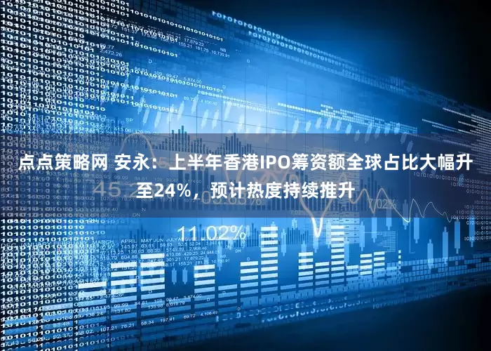点点策略网 安永：上半年香港IPO筹资额全球占比大幅升至24%，预计热度持续推升